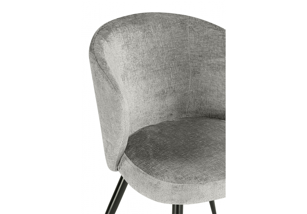 Стул на металлокаркасе Gref gray / black