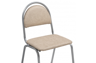 Стул на металлокаркасе Kaser 360 крутящийся ivory / black