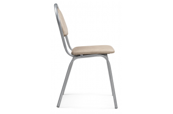 Стул на металлокаркасе Kaser 360 крутящийся ivory / black