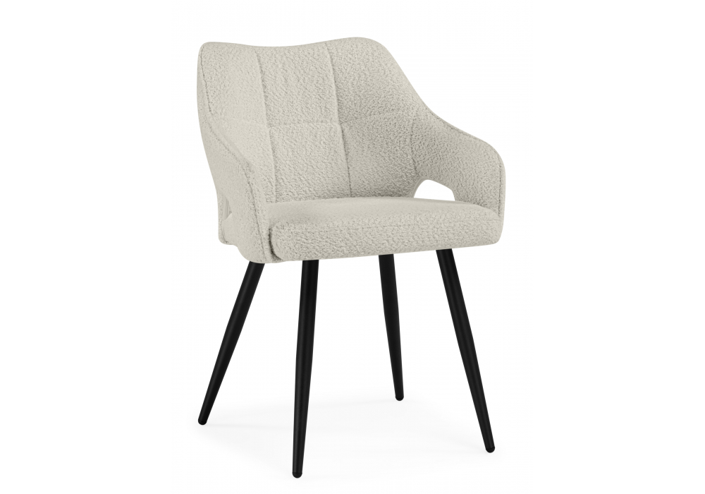 Стул на металлокаркасе Hera beige / black