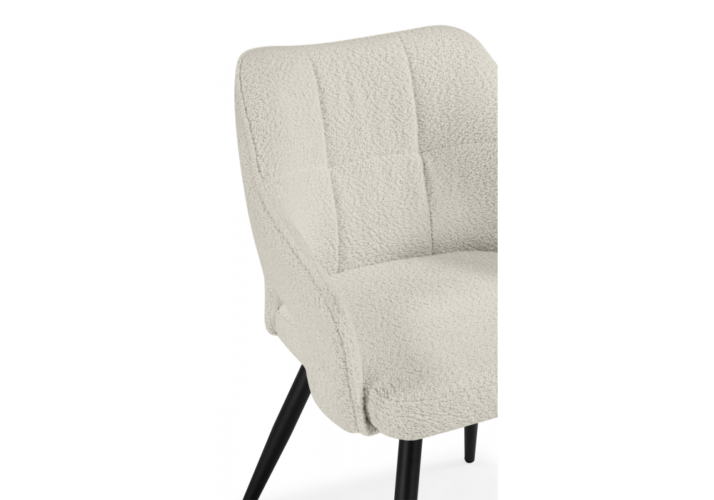 Стул на металлокаркасе Hera beige / black