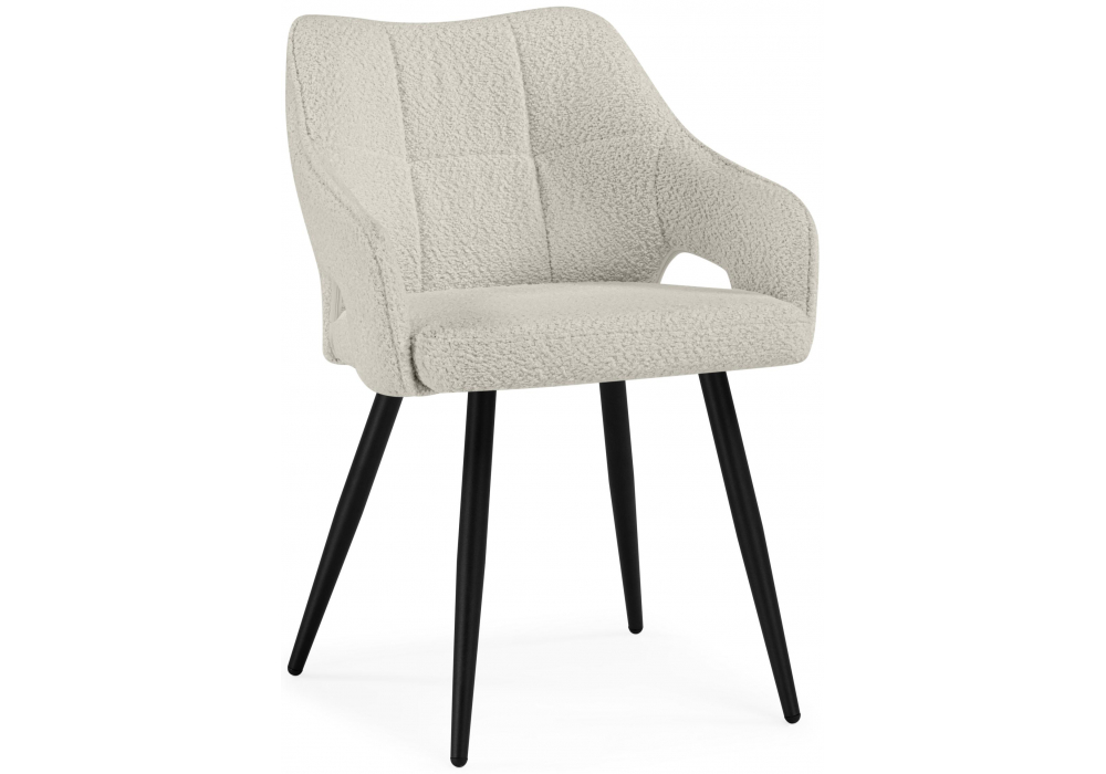 Стул на металлокаркасе Hera beige / black