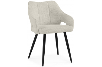 Стул на металлокаркасе Hera beige / black
