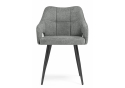 Стул на металлокаркасе Hera dark gray / black