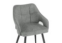 Стул на металлокаркасе Hera dark gray / black