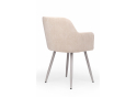 Стул на металлокаркасе Инфини 360 латте (ocean 003) / серый