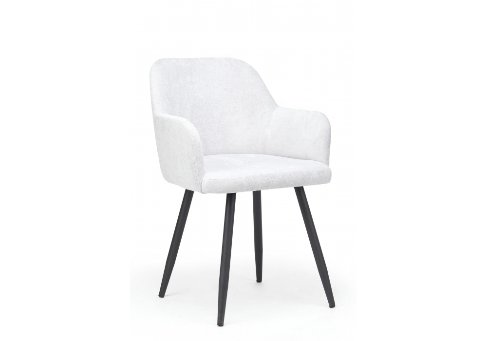 Стул на металлокаркасе Инфини 360 светло-серый (ocean 021) / черный