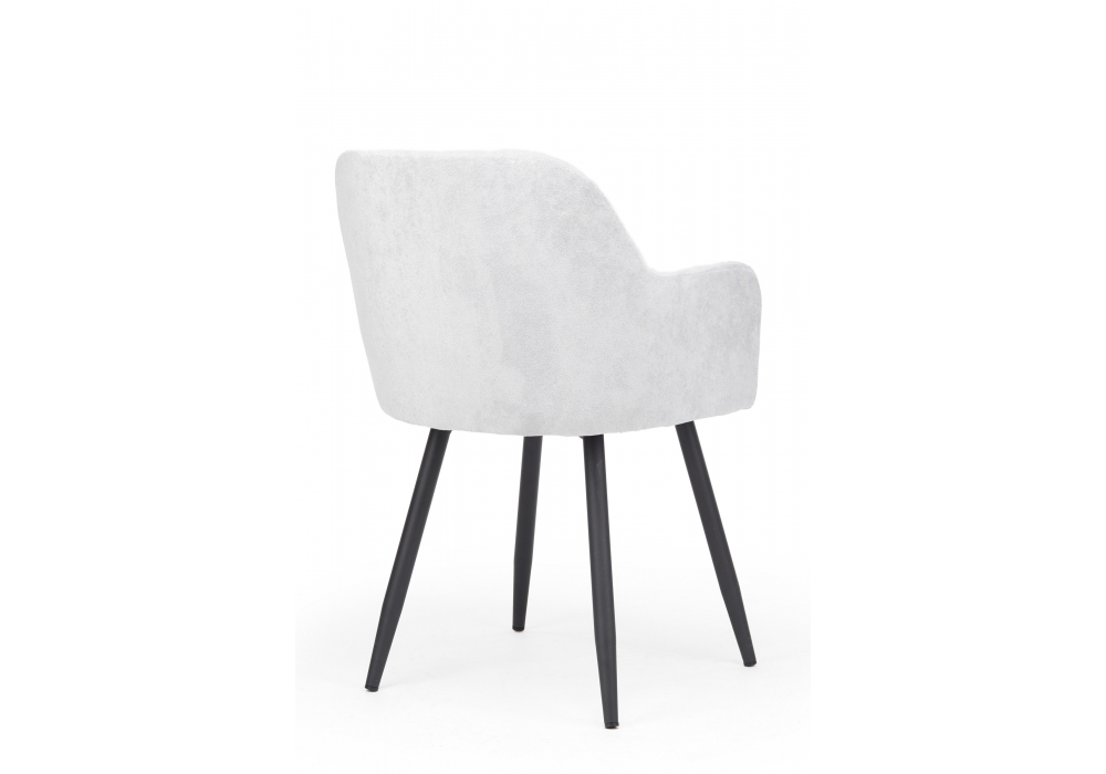 Стул на металлокаркасе Инфини 360 светло-серый (ocean 021) / черный