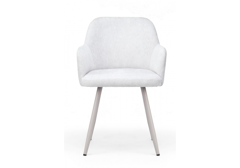 Стул на металлокаркасе Инфини 360 светло-серый (ocean 021) / серый