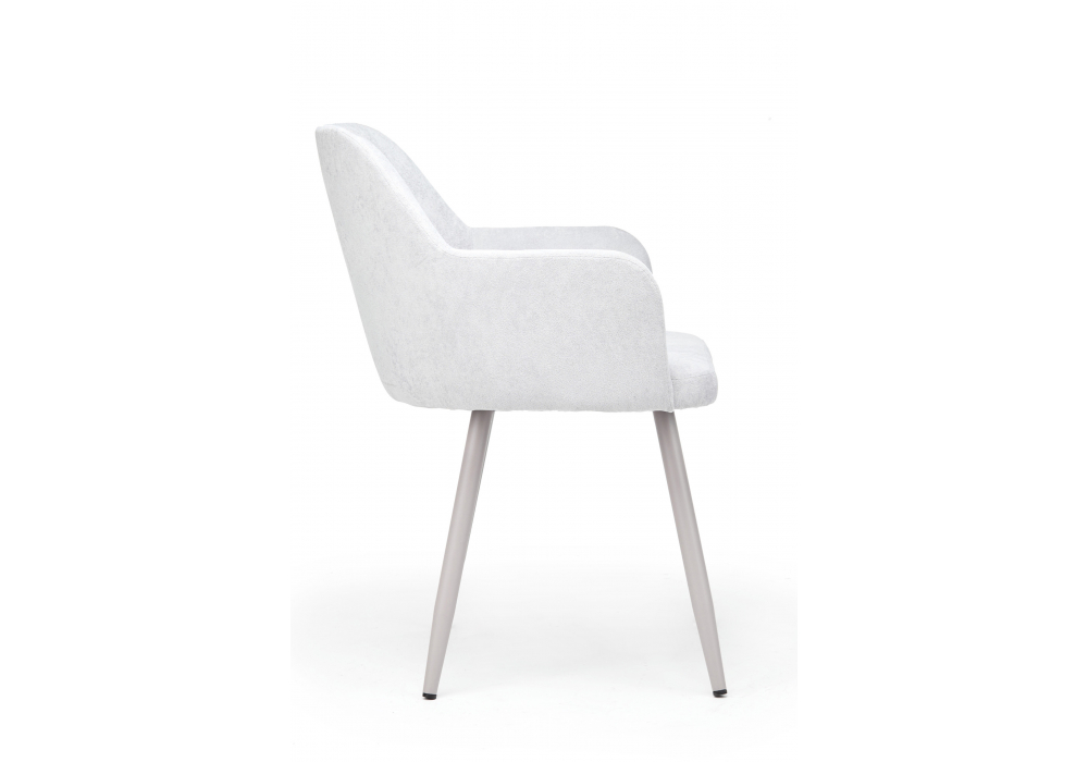 Стул на металлокаркасе Инфини 360 светло-серый (ocean 021) / серый