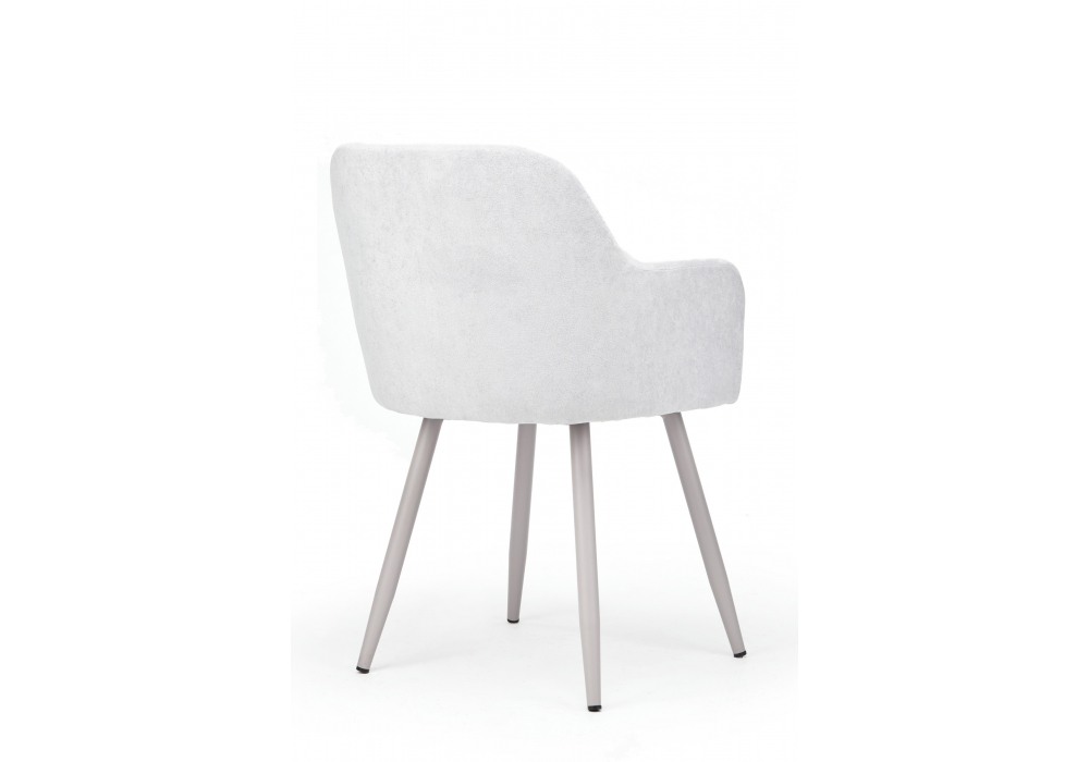 Стул на металлокаркасе Инфини 360 светло-серый (ocean 021) / серый