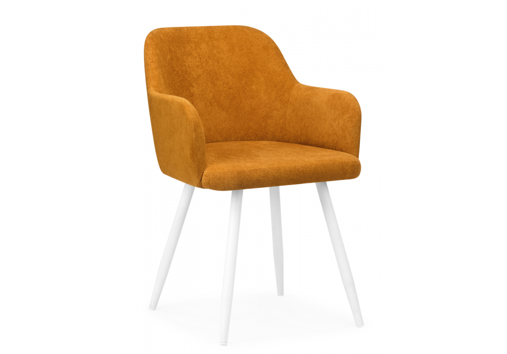 Стул на металлокаркасе Инфини 360 терракота (ocean 015) / белый