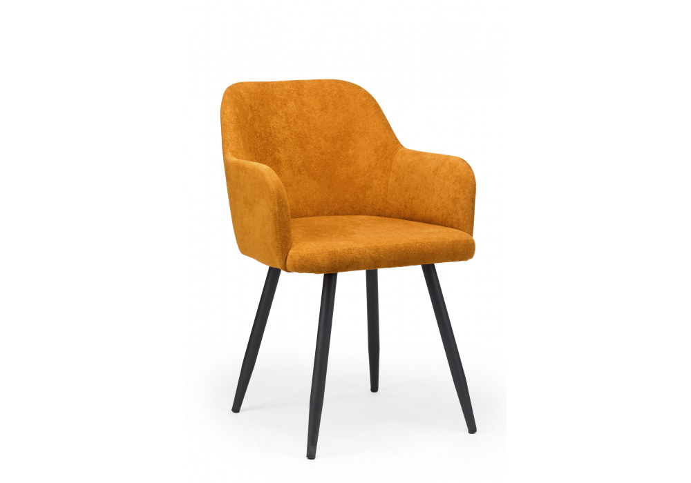 Стул на металлокаркасе Инфини 360 терракота (ocean 015) / черный