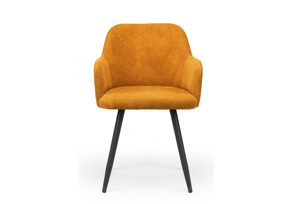 Стул на металлокаркасе Инфини 360 терракота (ocean 015) / черный