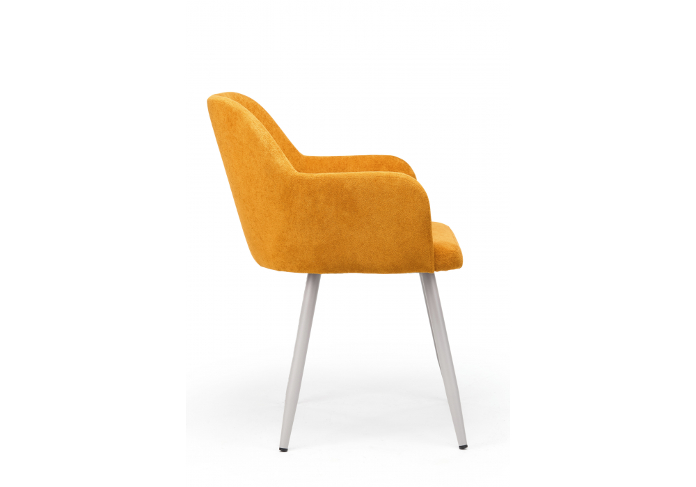 Стул на металлокаркасе Инфини 360 терракота (ocean 015) / серый