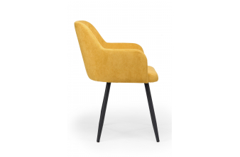 Стул на металлокаркасе Twin gray / black