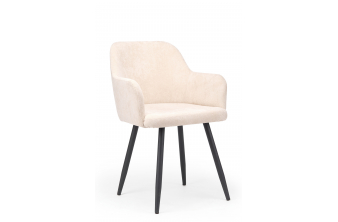 Стул на металлокаркасе Инфини латте (ocean 003) /  черный