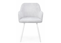 Стул на металлокаркасе Инфини светло-серый (ocean 021) / белый