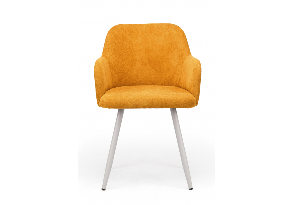 Стул на металлокаркасе Инфини терракота (ocean 015) / серый