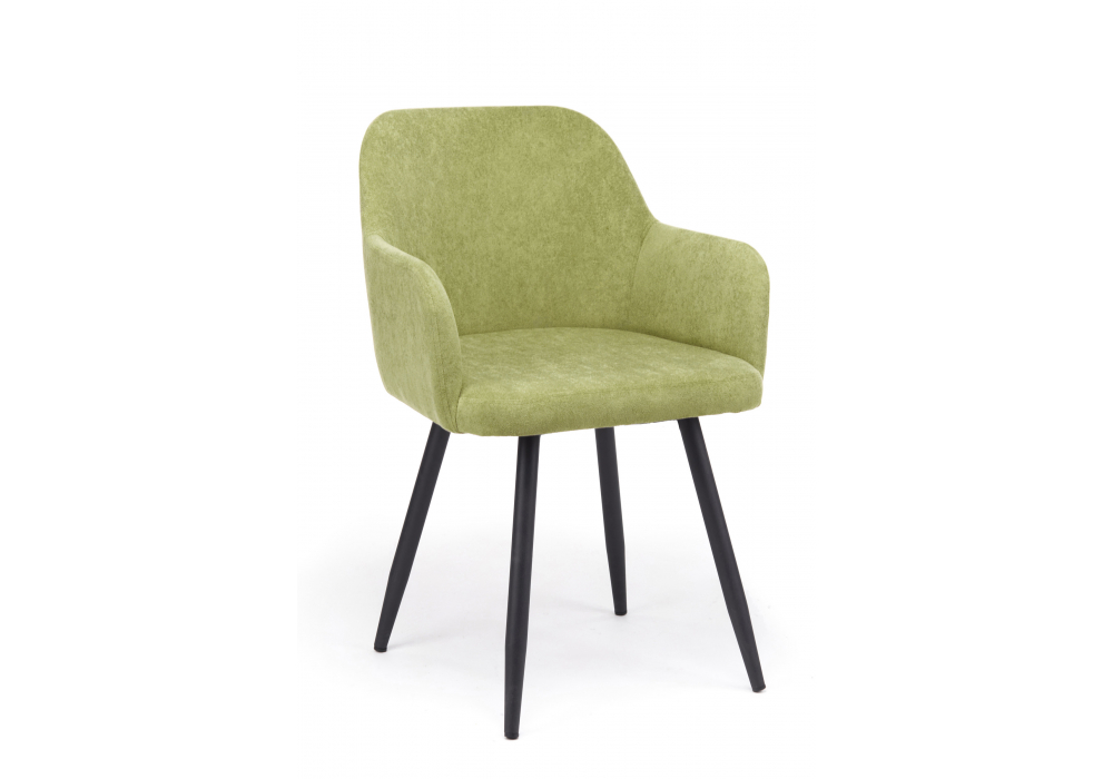 Стул на металлокаркасе Инфини зеленый (ocean 013) / черный