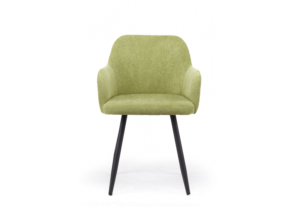 Стул на металлокаркасе Инфини зеленый (ocean 013) / черный