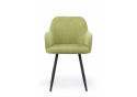 Стул на металлокаркасе Инфини зеленый (ocean 013) / черный