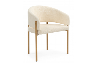 Стул на металлокаркасе Эолин бежевый (glory 03) / черный