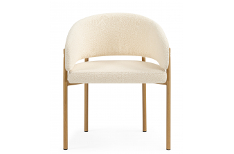 Стул на металлокаркасе Эолин бежевый (glory 03) / черный