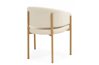 Стул на металлокаркасе Эолин бежевый (glory 03) / черный