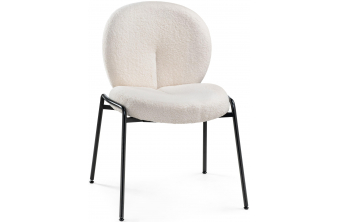 Стул на металлокаркасе Kalipso 1 white / black