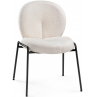 Стул на металлокаркасе Kalipso 1 white / black
