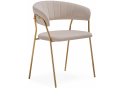 Стул на металлокаркасе Kamelia 1 beige / gold