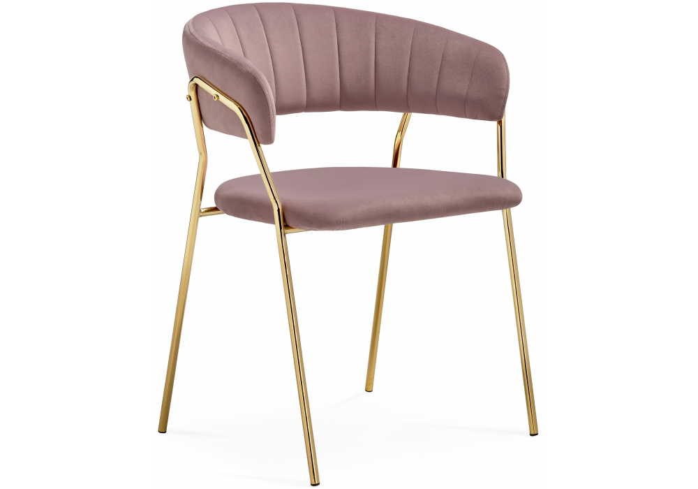 Стул на металлокаркасе Kamelia 1 light purple /gold