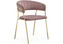 Стул на металлокаркасе Kamelia 1 light purple /gold