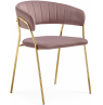 Стул на металлокаркасе Kamelia 1 light purple /gold