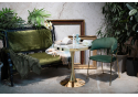 Стул на металлокаркасе Kamelia dark green / gold