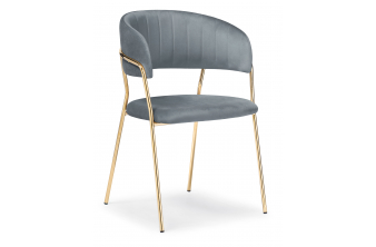 Стул на металлокаркасе Kamelia pink / gold
