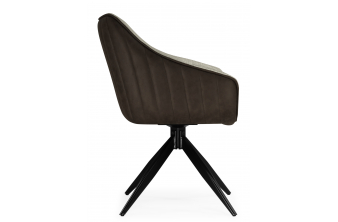 Стул на металлокаркасе Chicago light gray / black legs KD