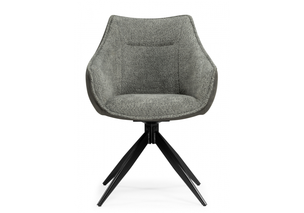 Стул на металлокаркасе Kansas gray / graphite gray / black