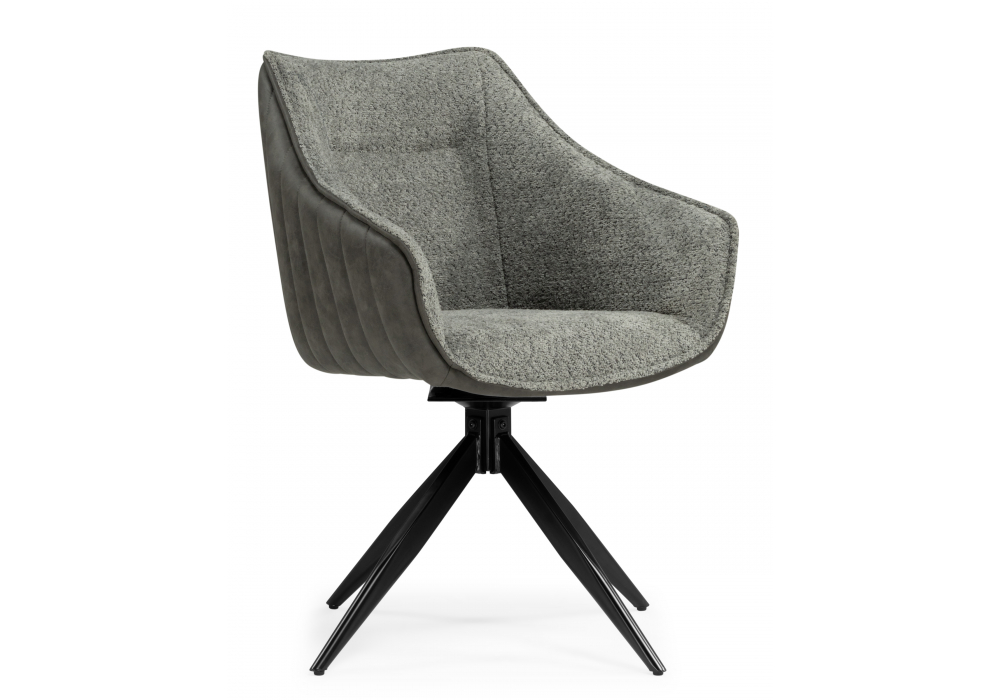 Стул на металлокаркасе Kansas gray / graphite gray / black