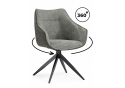 Стул на металлокаркасе Kansas gray / graphite gray / black