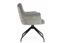 Стул на металлокаркасе Kaser 360 крутящийся grey / black