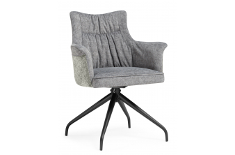 Стул на металлокаркасе Kora black / dark gray
