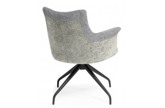 Стул на металлокаркасе Kora black / dark gray