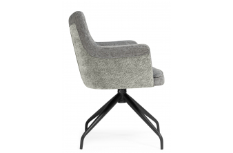 Стул на металлокаркасе Kora black / dark gray