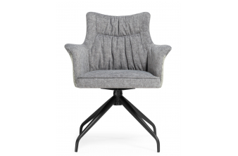 Стул на металлокаркасе Kora black / dark gray