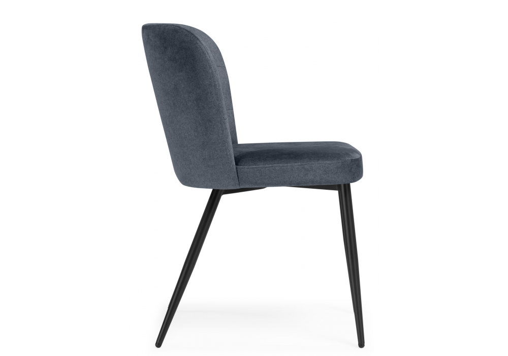 Стул на металлокаркасе Kilian dark gray / black