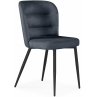 Стул на металлокаркасе Kilian dark gray / black