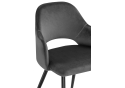 Стул на металлокаркасе Konor dark gray