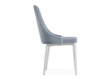 Стул на металлокаркасе Kora 1 light blue / white